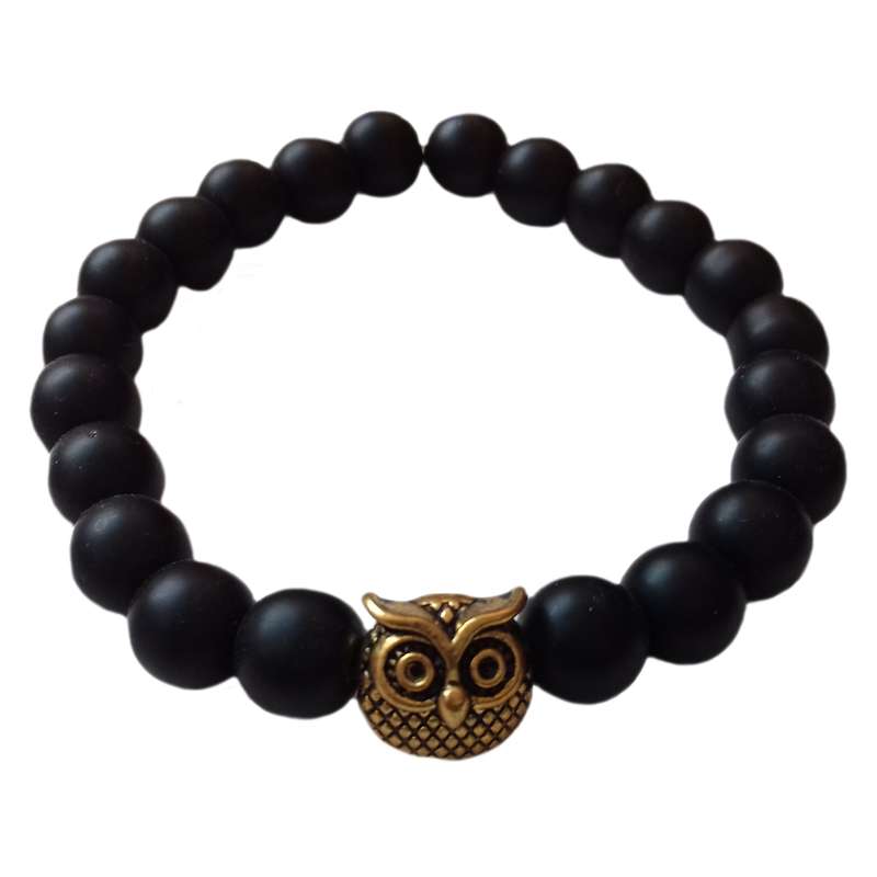 دستبند مردانه طرح جغد کد 15963