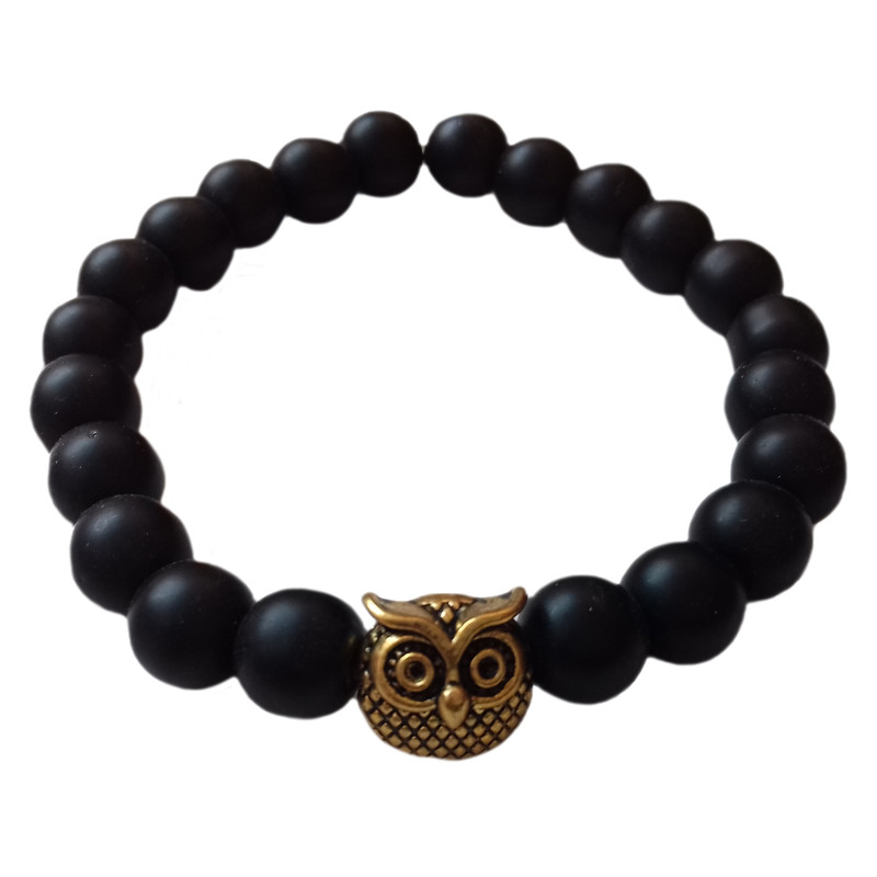 دستبند مردانه طرح جغد کد 15963