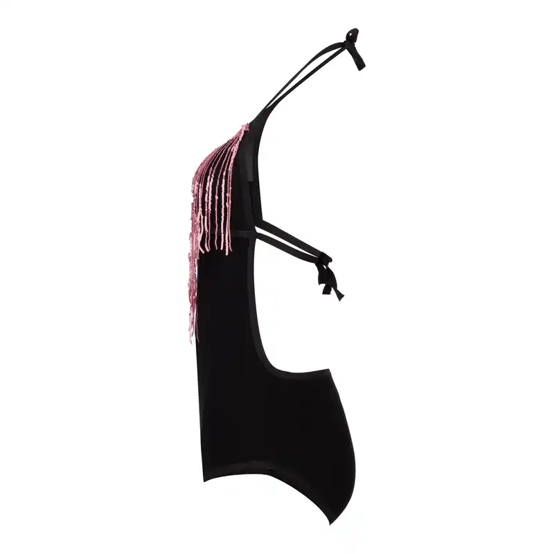 مایو زنانه ریاش مدل کوئین کد 1010 رنگ صورتی