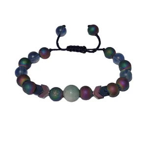 دستبند لیندوآرت مدل ژئود کد agate14