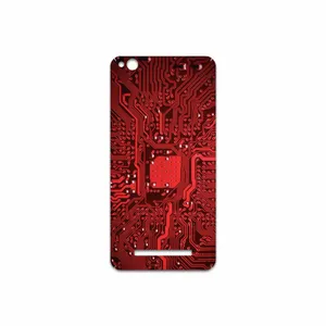 MAHOOT Red Printed Circuit Board Cover Sticker for Xiaomi Redmi 4A