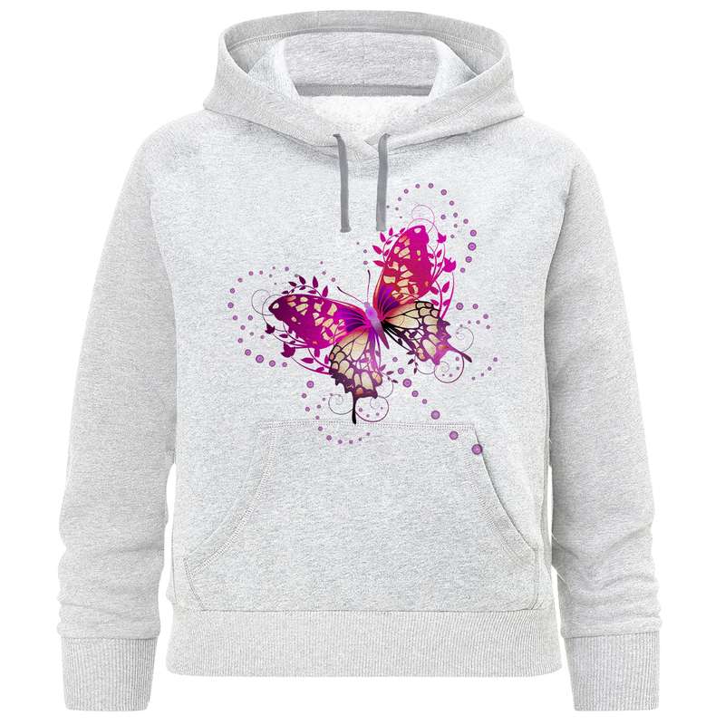 هودی دخترانه مدل پروانه D148