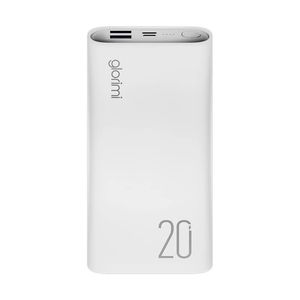 پاوربانک 22.5 وات گلوریمی مدل LIGHTCORE ظرفیت 20000 میلی‌آمپرساعت به همراه کابل USB-C