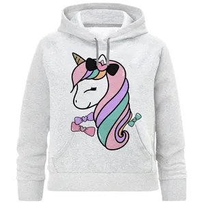 هودی دخترانه مدل تک شاخ W175