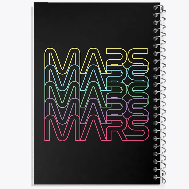 دفتر شطرنجی 50 برگ خندالو مدل Mars کد N823
