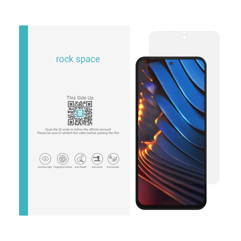 محافظ صفحه نمایش هیدروژل راک اسپیس کد HGL مناسب برای گوشی موبایل شیائومی Poco X3 GT
