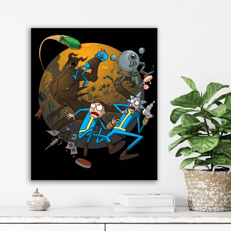 تابلو شاسی آتریسا مدل ریک اند مورتی Rick and Morty