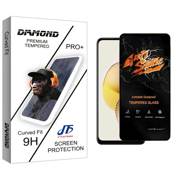 محافظ صفحه نمایش جی اف مدل Diamond Antistatic مناسب برای گوشی موبایل موتورولا Moto G73