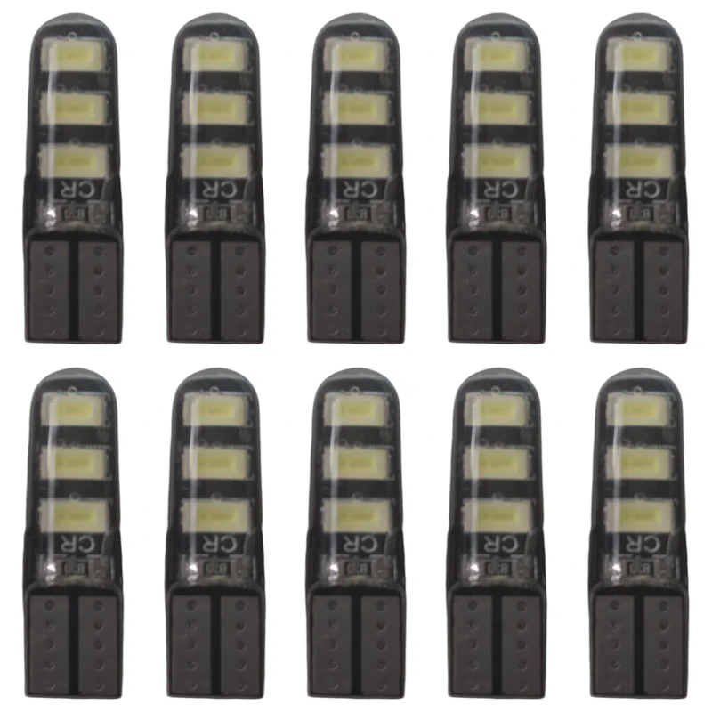 لامپ خودرو مدل SMD پایه T10 مجموعه 10 عددی