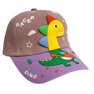 کلاه کپ بچگانه مدل بیسبالی طرح دایناسور اسکیت دار کد  DINO YAS 22