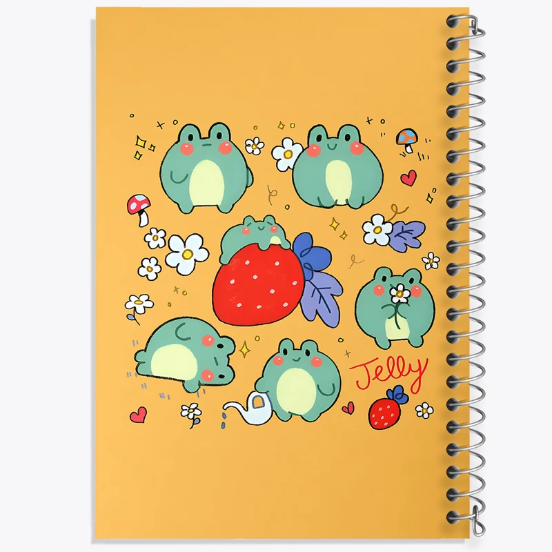 دفتر نقاشی 50 برگ خندالو طرح قورباغه کد N5532