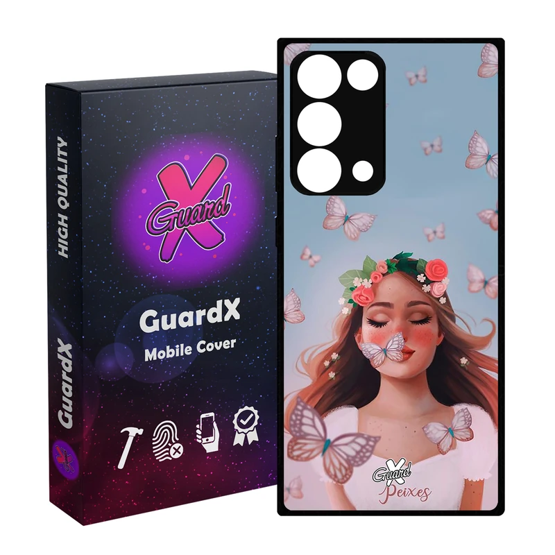 کاور گارد ایکس طرح Girl مدل Glass10380 مناسب برای گوشی موبایل سامسونگ Galaxy Note 20