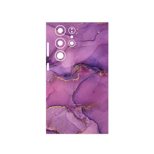 MAHOOT Purple Marble Cover Sticker for Samsung Galaxy S23 Ultra