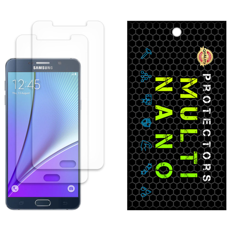 محافظ صفحه نمایش مات مولتی نانو مدل X-S2M مناسب برای گوشی موبایل سامسونگ Galaxy Note 5 بسته دو عددی