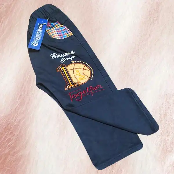 شلوار جین نوزادی کد So10 رنگ سرمه ای