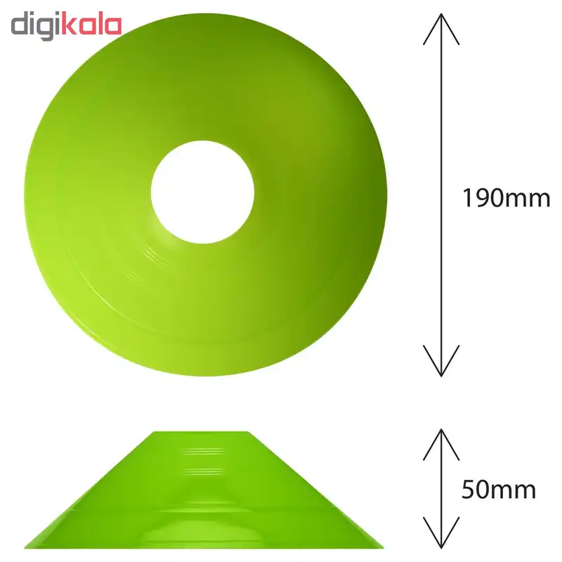 مانع تمرین مدل Training Cones 2019 در 4 رنگ مجموعه 8 عددی