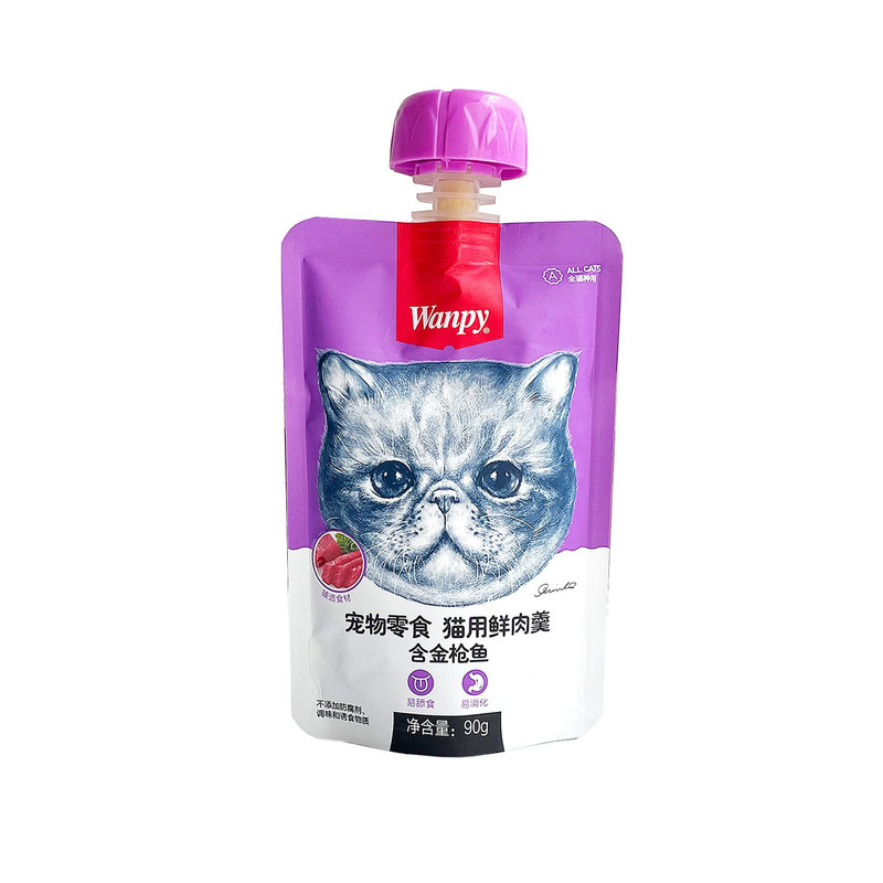 تشویقی گربه ونپی مدل ماهی تن وزن 90 گرم