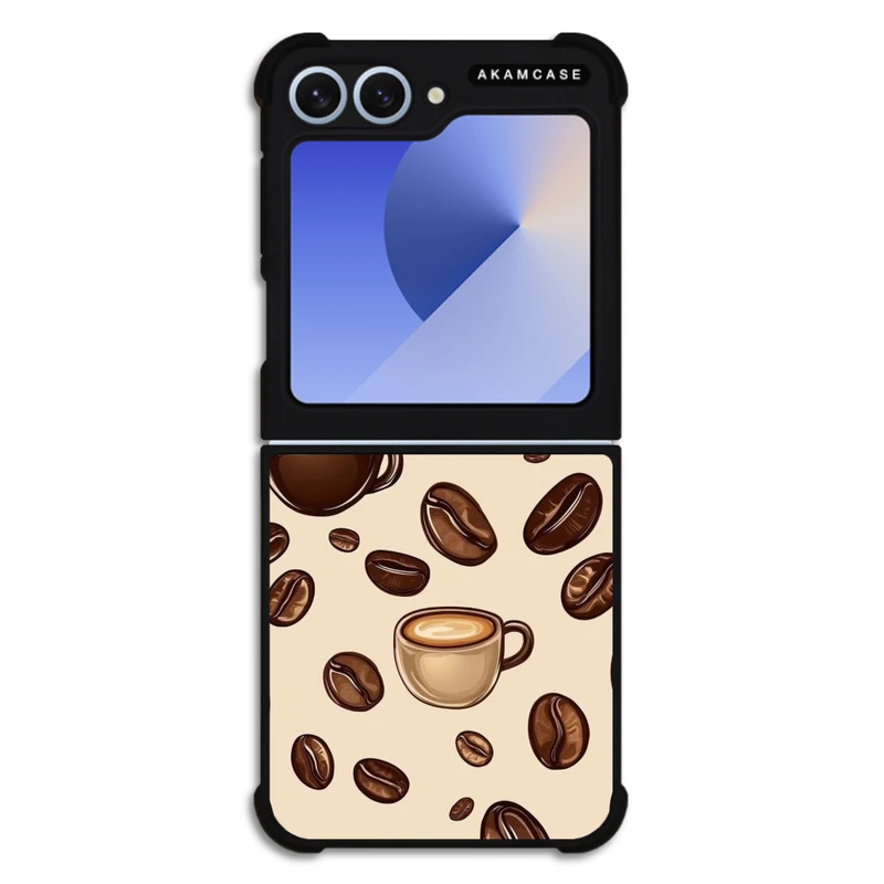کاور آکام مدل AMC-WSGZFLIP6-COFFEE-10 مناسب برای گوشی موبایل سامسونگ Galaxy Z Flip 6