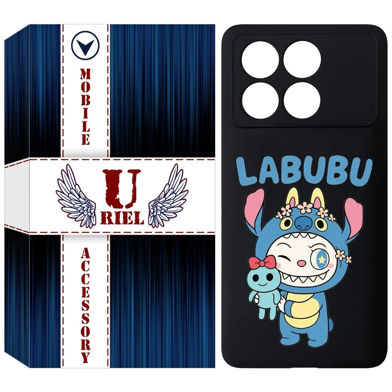 کاور یوریل قاب مدل KSH کد 112 طرح عروسک لبوبو مناسب برای گوشی موبایل شیائومی Poco X6 Pro