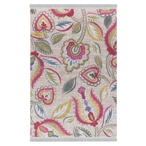 فرش پارچه‌ای دفه مدل فرشینه طرح مدرن  کد 8195