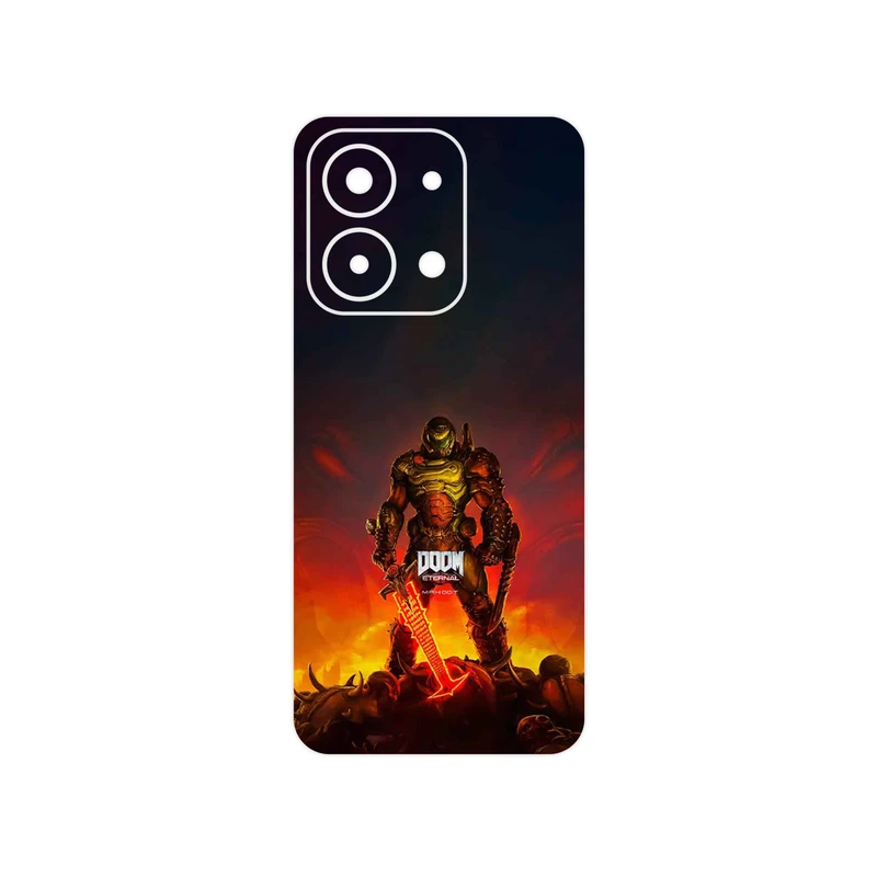 برچسب پوششی ماهوت مدل DOOM Game Series مناسب برای گوشی موبایل شیائومی Redmi 15C 4G
