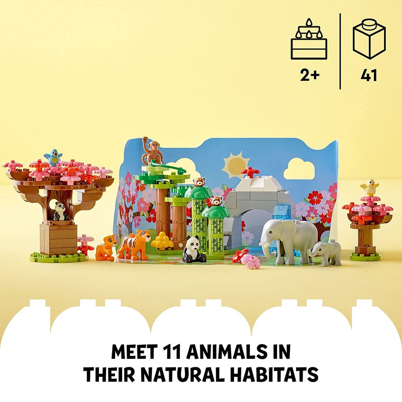 لگو سری داپلو مدل Wild Animals of Asia کد 10974