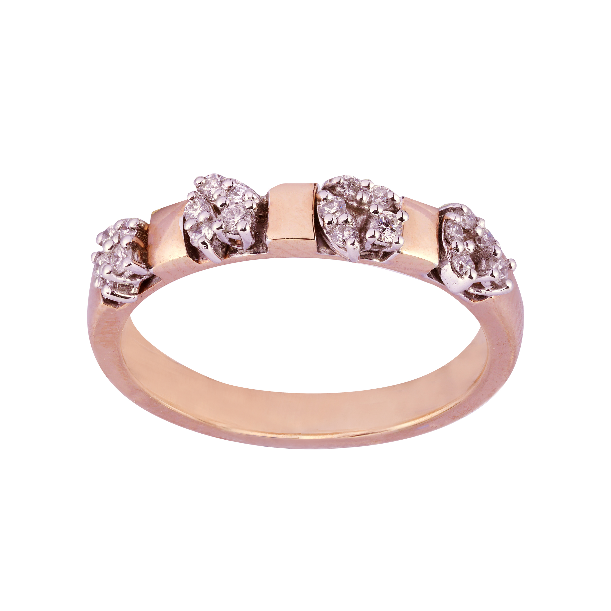 انگشتر طلا 18 عیار زنانه مدل FL 01125