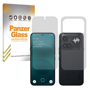 Panzer Glass Hydrogel model Matte Screen Protector for Nothing Phone 4a Pro mobile phone along with the back protector