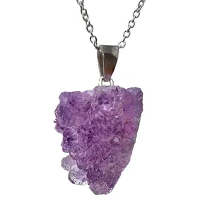 گردنبند دخترانه مدل آمیتیست کد 11-145