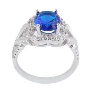 انگشتر نقره زنانه بازرگانی میلادی مدل سنگ کوارتز تراش جواهری رکاب رادیوم کد AWR_1115