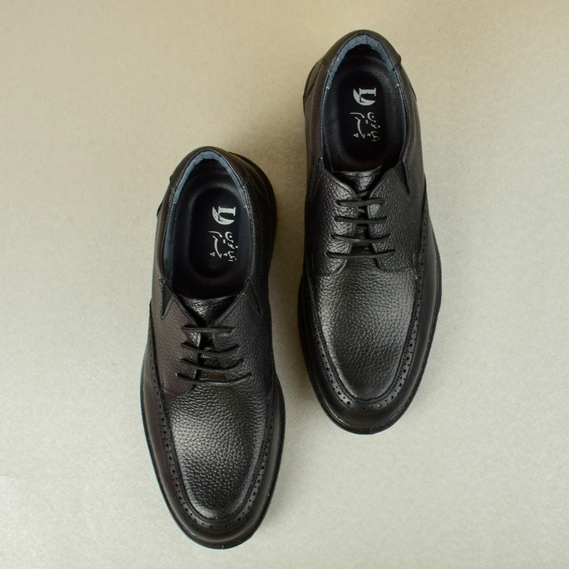 عکس شماره 4 : کفش مردانه مدل آرادیپو چرم طبیعی bk.1813