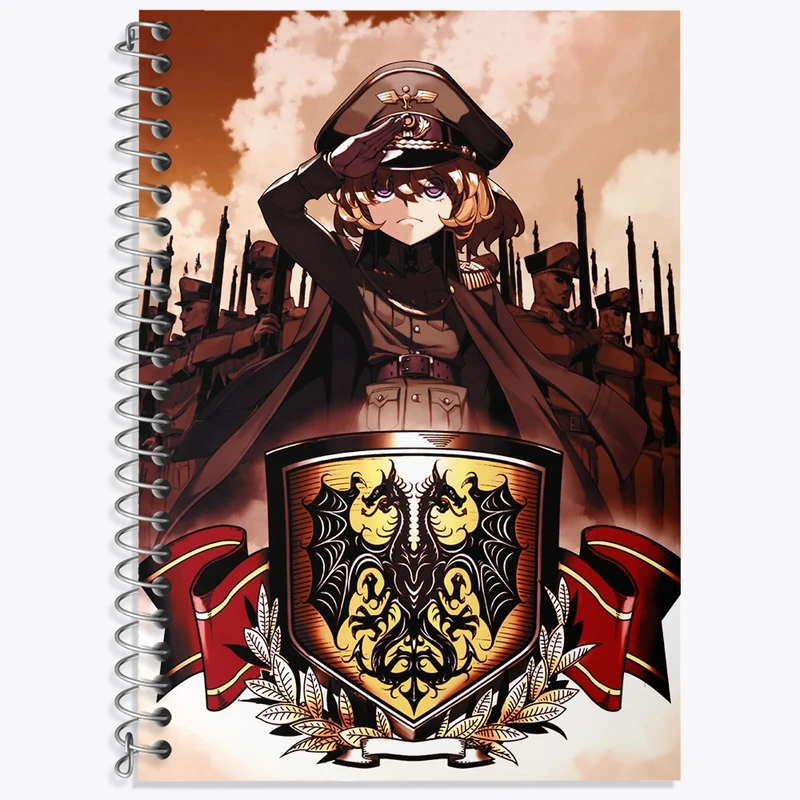 دفتر زبان 50 برگ خندالو مدل دو خط طرح تانیا انیمه یوجو سنکی کد 34716