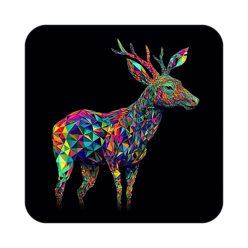 زیر لیوانی کاکتی طرح حیوانات رنگی مدل mp26104