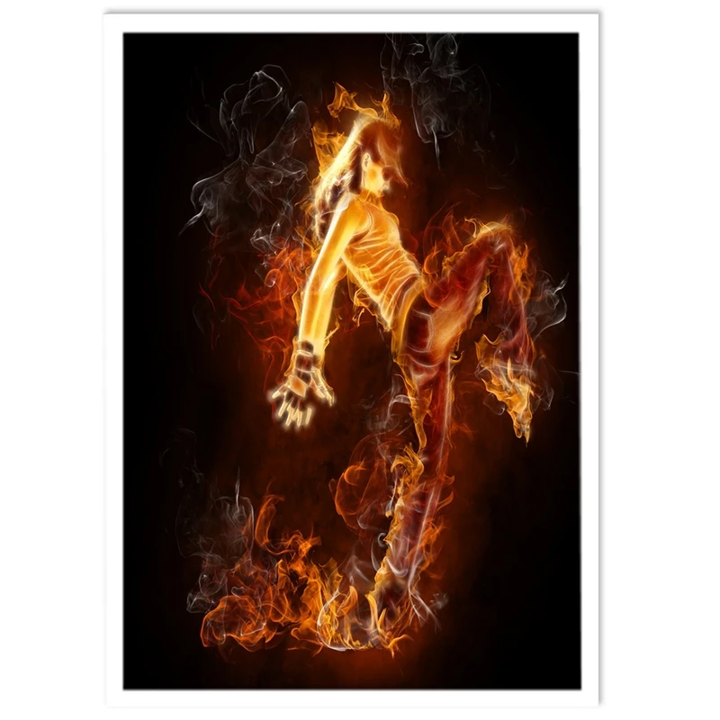 تابلو نوری بکلیت طرح ورزش پارکور مدل W-S1604