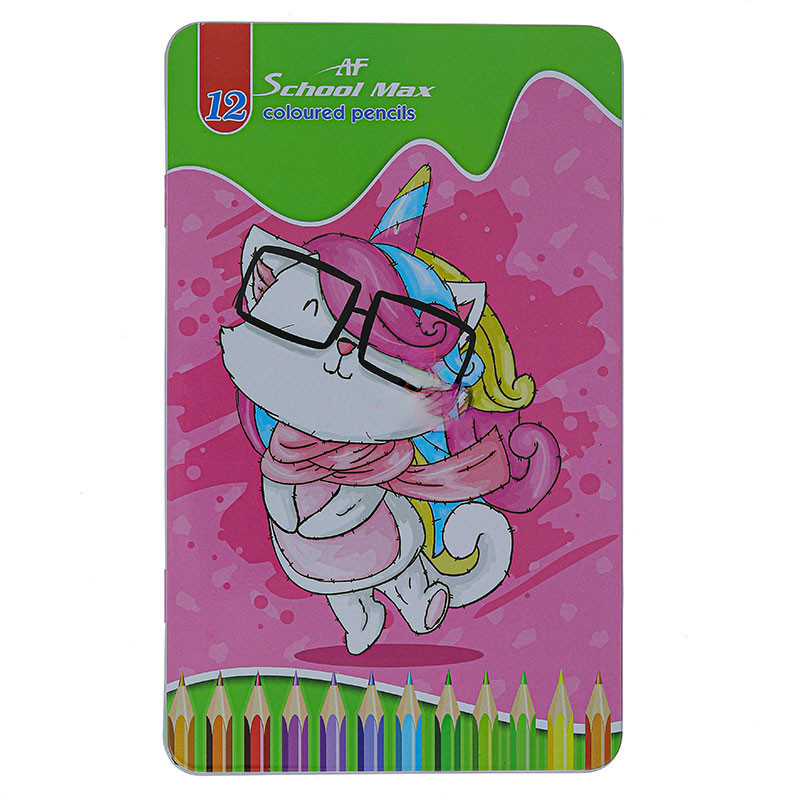 مداد رنگی 12 رنگ اسکول مکس طرح خرگوش دانا