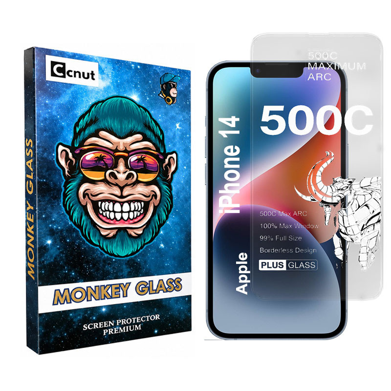 محافظ صفحه نمایش شیشه ای کوکونات مدل 500C-MNK مناسب برای گوشی موبایل اپل  iPhone 14