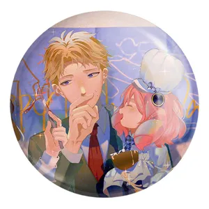 پیکسل خندالو طرح لوید و آنیا فورجر انیمه اسپای ایکس فمیلی Spy x Family کد 24214 مدل بزرگ