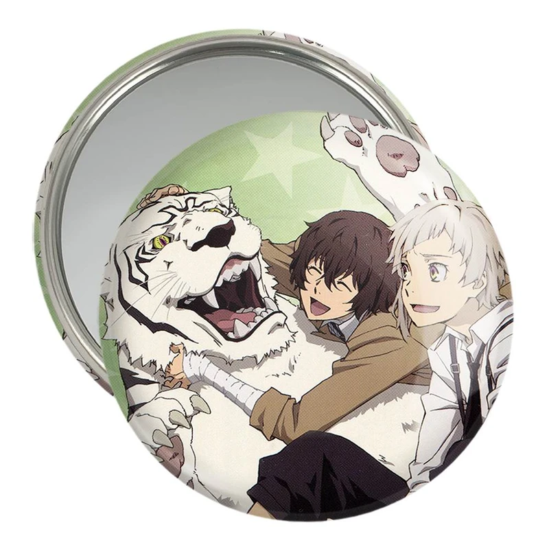 آینه جیبی خندالو مدل اتسوشی و دازای انیمه سگ های ولگرد بانگو  کد 11777