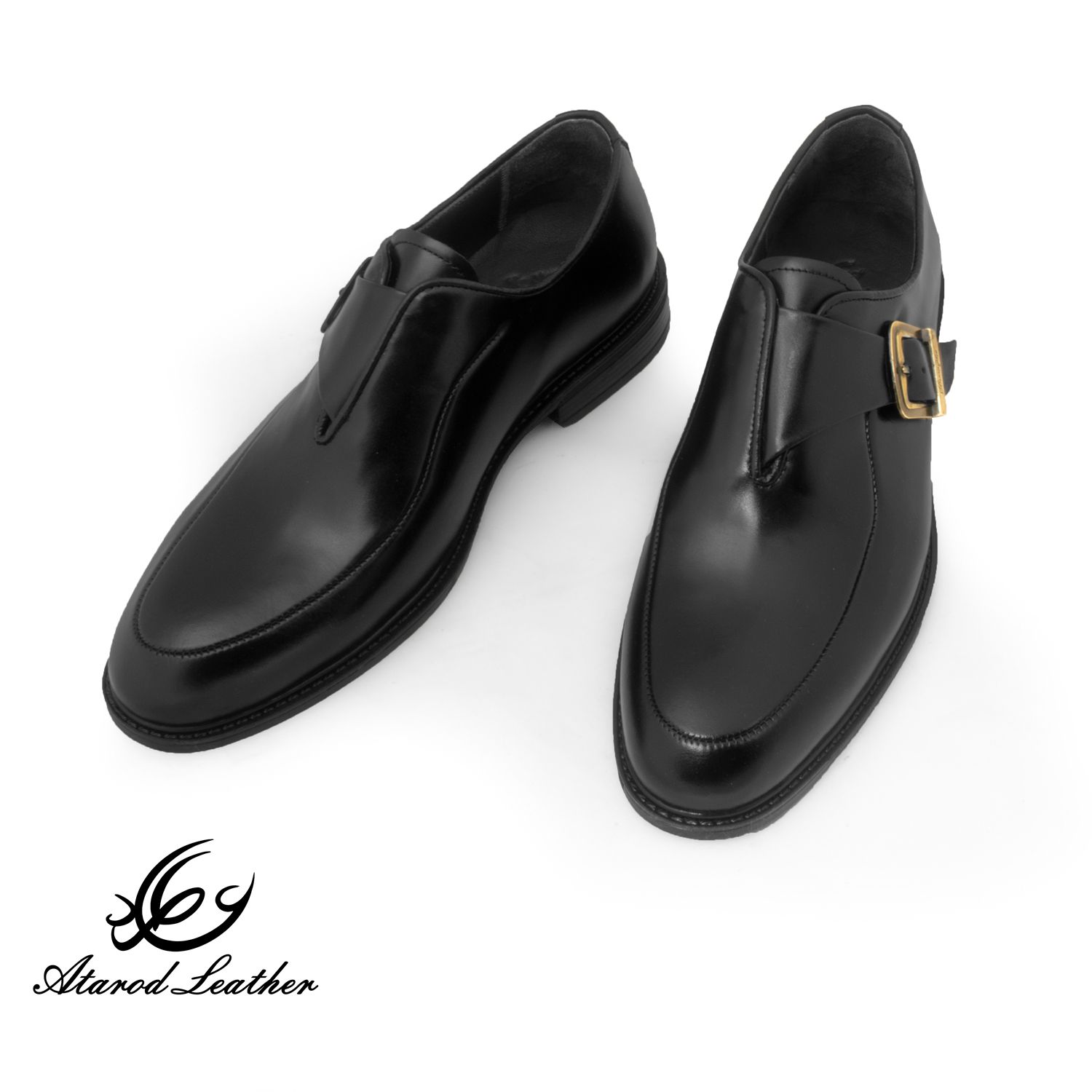 کفش مردانه چرم عطارد مدل چرم طبیعی کد SH284 -  - 8