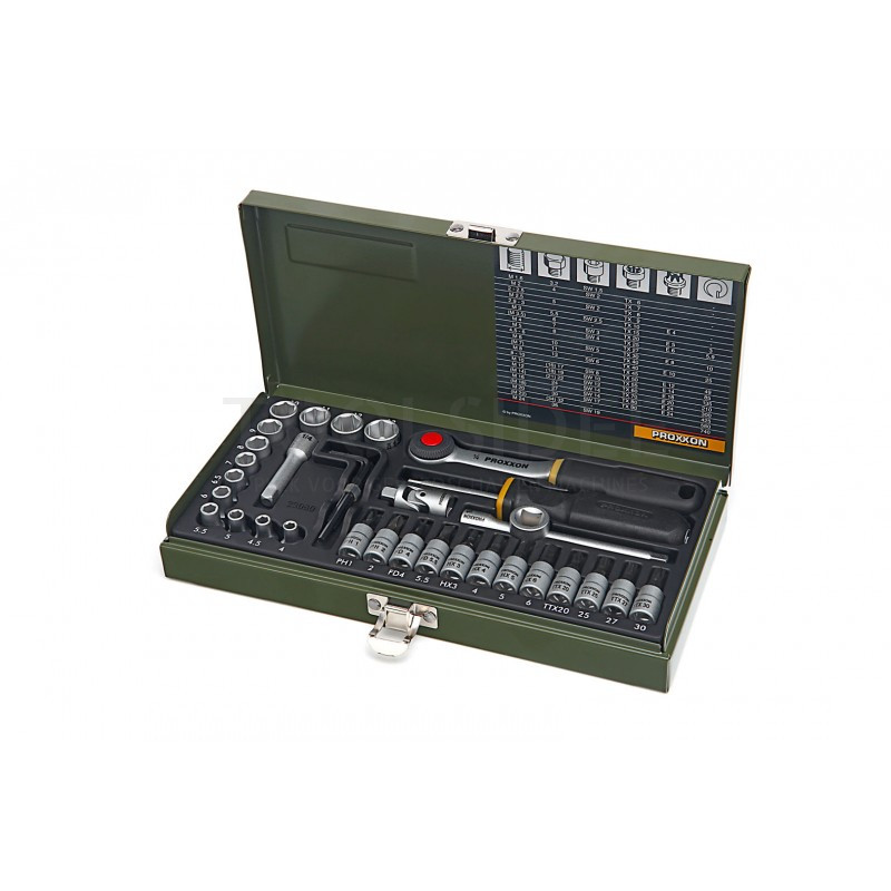 مجموعه 34 عددی بکس پروکسون مدل NO23080 مجموعه 34 عددی بکس پروکسون مدل NO23080
