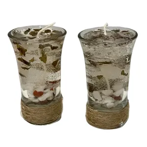 شمع لیوانی مدل 009 مجموعه 2 عددی