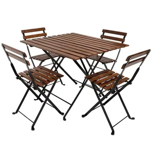 میز و صندلی ناهارخوری 4 نفره مدل تاشو