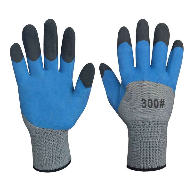 دستکش ایمنی مدل نیتریل فوم انگشت دوبل