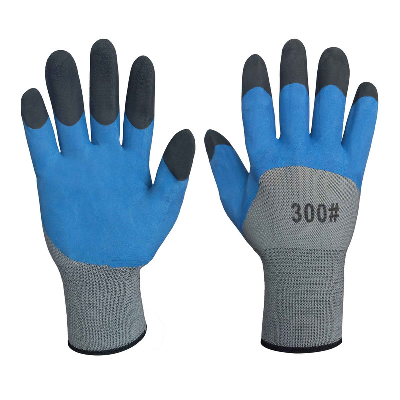 دستکش ایمنی مدل نیتریل فوم انگشت دوبل