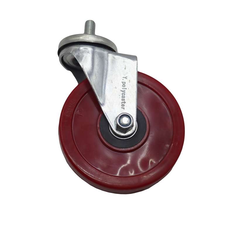 چرخ گردان پلی کاستر مدل پیچی YP-PICHI-125*30MM