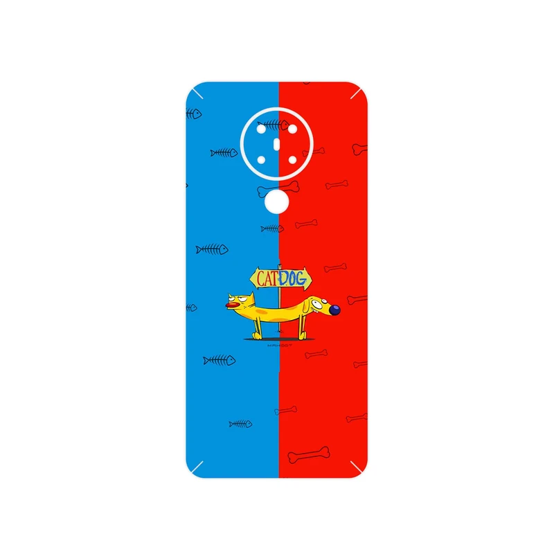 برچسب پوششی ماهوت مدل CatDog مناسب برای گوشی موبایل نوکیا 5.3