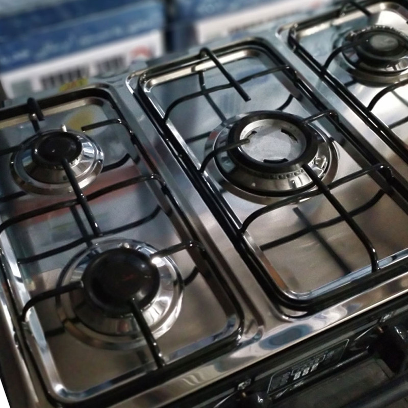 اجاق گاز 5 شعله آذر افروز پویا مدل denSTL