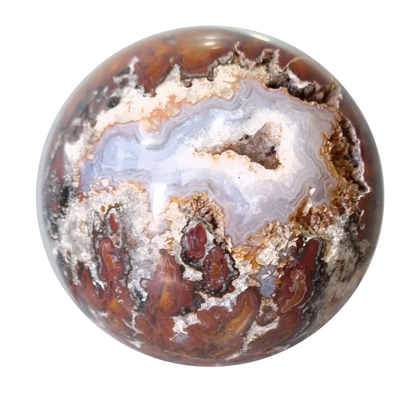 سنگ راف عقیق مدل گوی عقیق کد Ahoura006