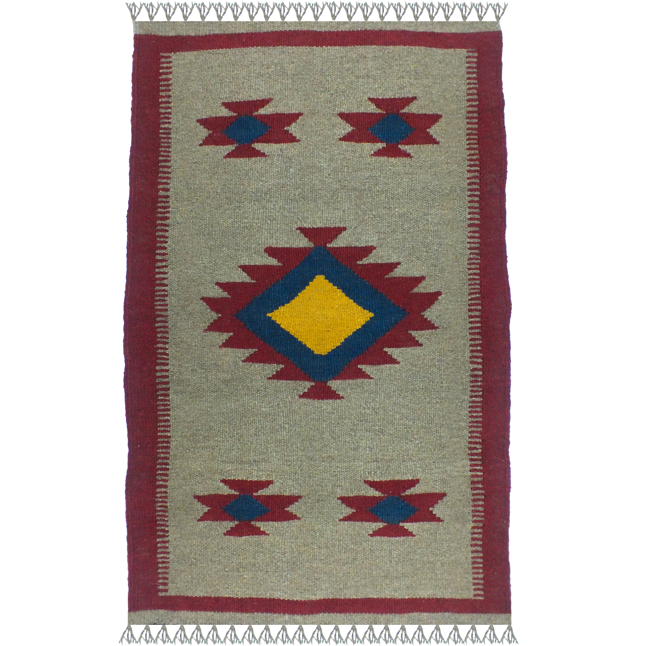 گلیم دستبافت یک متری آریا راگز کد 1139