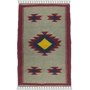 گلیم دستبافت یک متری آریا راگز کد 1139